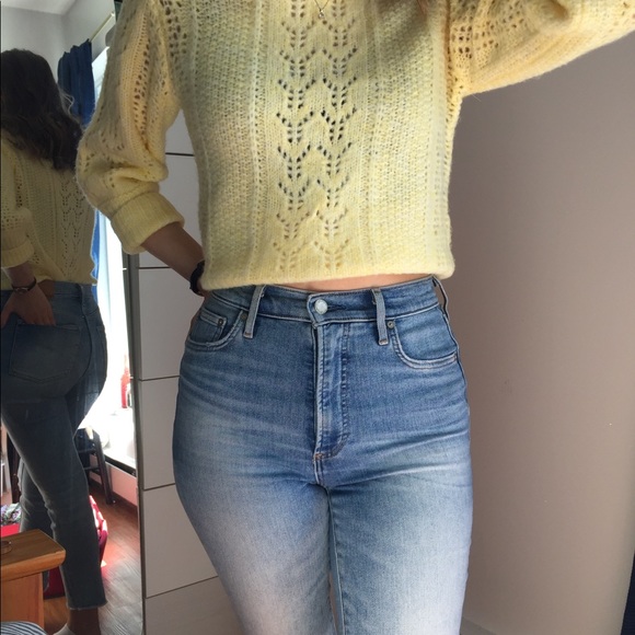 DYNAMITE PASTEL YELLOW SWEATER SOFT - Picture 2 of 3